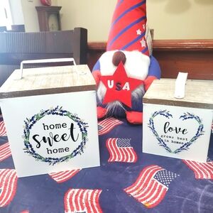 Home Sweet Home tin cans